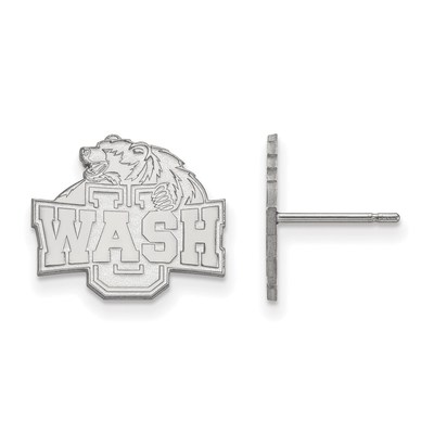 10kw LogoArt Washington University in St. Louis Small Post Earrings