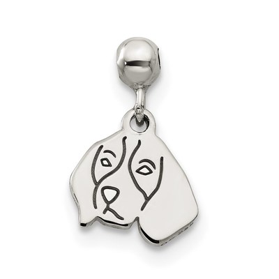 Mio Memento Sterling Silver Dangle Dog Charm