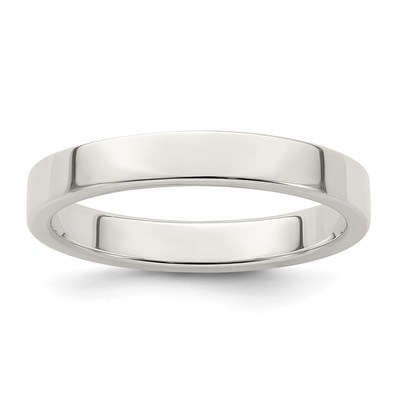 Sterling Silver 3mm Lightweight Flat Size 5.5 Band