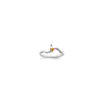 Sterling Silver Rhodium-plated Family Jewelry Mounting