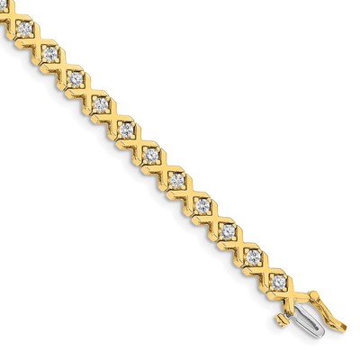 14k VS Diamond Tennis Bracelet