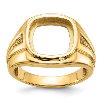 14k Men's Onyx Ring Mounting
