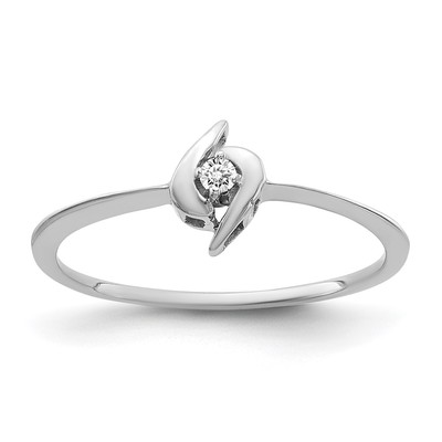 14k White Gold VS Diamond ring