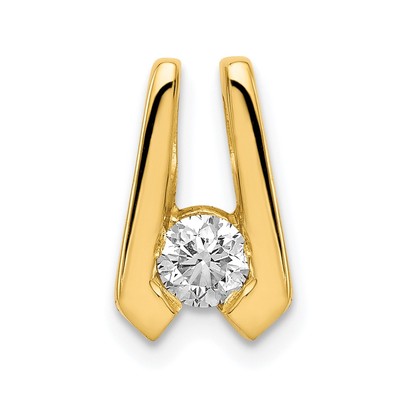 14k A 4mm Diamond Slide