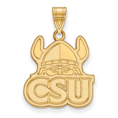10k Gold LogoArt Cleveland State University Large Pendant