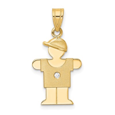 14k VS Diamond Kid Pendant