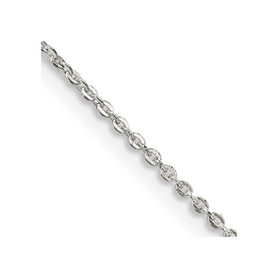Sterling Silver .9mm Flat Link Cable Chain