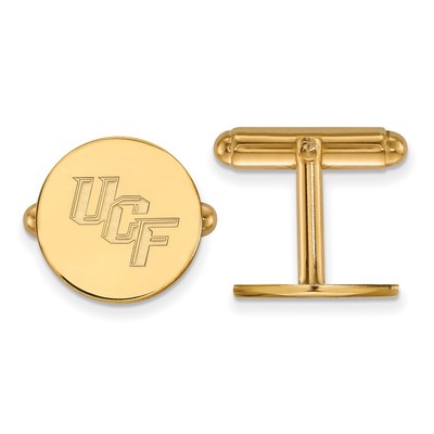 14k Gold LogoArt University of Central Florida U-C-F Cuff Links