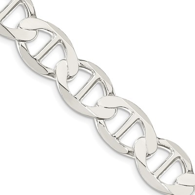 Sterling Silver 12.3mm Flat Anchor Chain