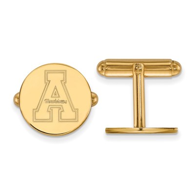 14k Gold LogoArt Appalachian State University Cuff Links