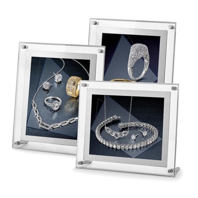 8x10 Luminated Sign & 3 1st Lab Grown Diamond Photos for Display