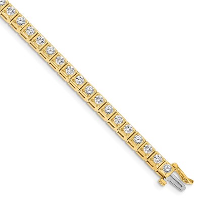 14k A Diamond Tennis Bracelet