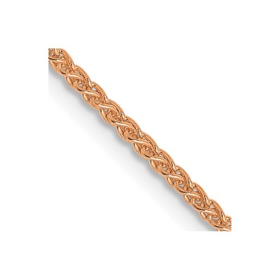 14K Rose Gold 1.2mm Spiga Chain
