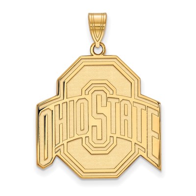 14k Gold LogoArt The Ohio State University Extra Large Pendant