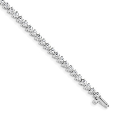 14k White Gold VS Diamond Tennis Bracelet