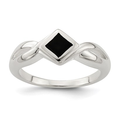 Sterling Silver Onyx Ring
