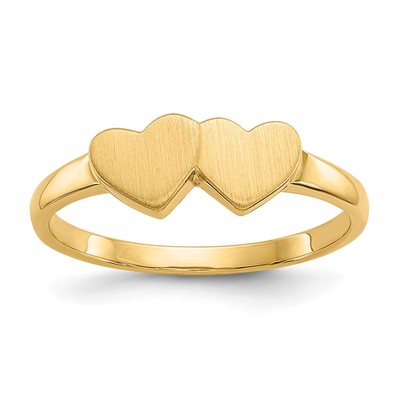 14k 5.0x5.5mm Open Back Signet Ring