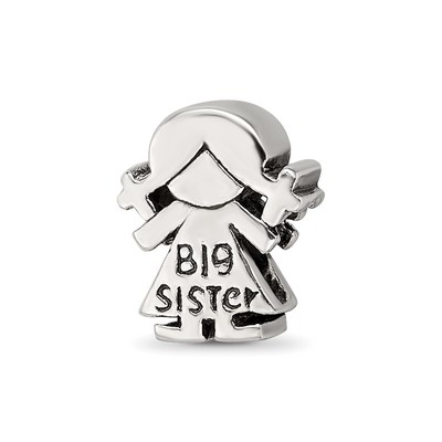 Sterling Silver Reflections Kids Big Sister Bead